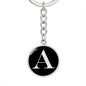 Initial A v2a - Luxury Keychain
