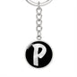 Initial P v2b - Luxury Keychain