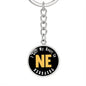 Heart In Nebraska - Luxury Keychain