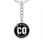 Heart In Colorado v02 - Luxury Keychain