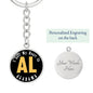 Heart In Alabama - Luxury Keychain