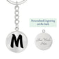 Initial M v1b - Luxury Keychain