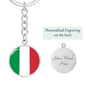 Italian Flag - Luxury Keychain