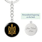 Stylized Tryzub - Luxury Keychain
