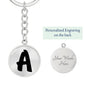 Initial A v1b - Luxury Keychain