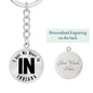 Heart In Indiana v01 - Luxury Keychain