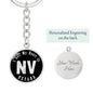 Heart In Nevada v02 - Luxury Keychain