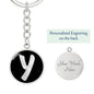 Initial Y v2b - Luxury Keychain