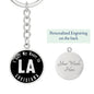 Heart In Louisiana v02 - Luxury Keychain