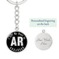 Heart In Arkansas v02 - Luxury Keychain