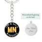 Heart In Minnesota - Luxury Keychain