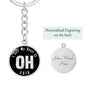 Heart In Ohio v02 - Luxury Keychain