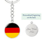 German Flag - Luxury Keychain