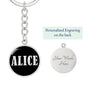 Alice v02 - Luxury Keychain