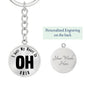 Heart In Ohio v01 - Luxury Keychain