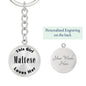 Maltese - Luxury Keychain