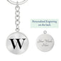 Initial W v1a - Luxury Keychain