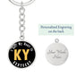 Heart In Kentucky - Luxury Keychain