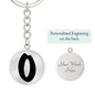 Initial O v1b - Luxury Keychain