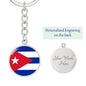 Cuban Flag - Luxury Keychain