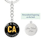 Heart In California - Luxury Keychain