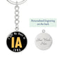 Heart In Iowa - Luxury Keychain