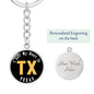 Heart In Texas - Luxury Keychain