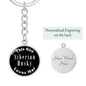 Siberian Husky v2 - Luxury Keychain