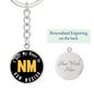 Heart In New Mexico - Luxury Keychain