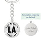 Heart In Louisiana v01 - Luxury Keychain