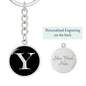 Initial Y v2a - Luxury Keychain