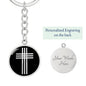 Stylized Cross v2 - Luxury Keychain