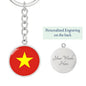 Vietnamese Flag - Luxury Keychain