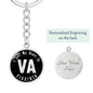 Heart In Virginia v02 - Luxury Keychain
