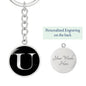 Initial U v2a - Luxury Keychain