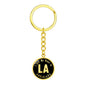 Heart In Louisiana v02 - Luxury Keychain