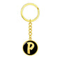 Initial P v2b - Luxury Keychain