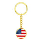 American Flag - Luxury Keychain