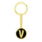 Initial V v2b - Luxury Keychain