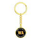 Heart In Washington - Luxury Keychain