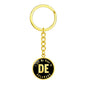 Heart In Delaware v02 - Luxury Keychain