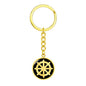 Dharma Wheel v2 - Luxury Keychain