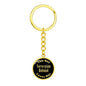 Norwegian Buhund v2 - Luxury Keychain