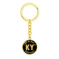 Heart In Kentucky - Luxury Keychain