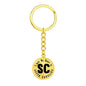 Heart In South Carolina v01 - Luxury Keychain