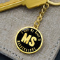 Heart In Mississippi v02 - Luxury Keychain