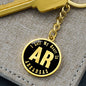 Heart In Arkansas v02 - Luxury Keychain