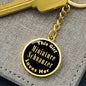 Miniature Schnauzer v2 - Luxury Keychain