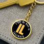 Heart In Illinois - Luxury Keychain