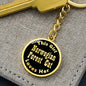 Norwegian Forest Cat v2 - Luxury Keychain